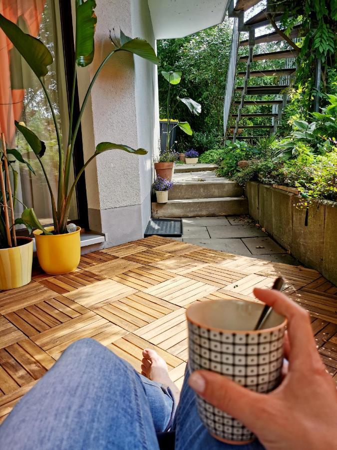 Souterrainwohnung Mit Grossem Garten Und Sauna Kassel Kültér fotó